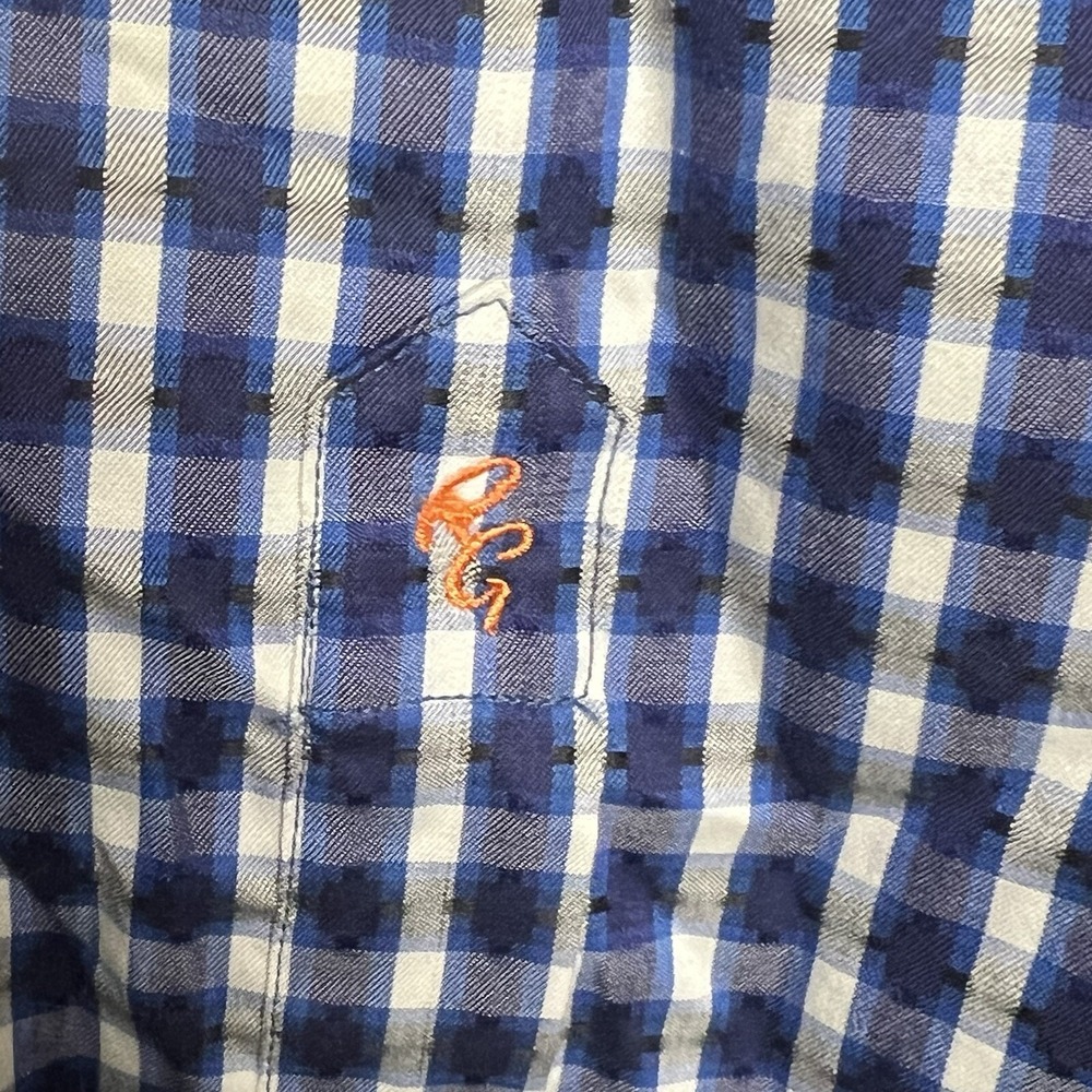 Robert Graham Tailored Fit Men Medium Cotton Long Sleeve Button Up Shirt - Picture 7 of 10